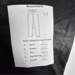 Lulus Women's Black Faux Leather Dress Pants Size M Party/Cocktail Photo 7