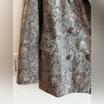 BLANK NYC Women’s Size M Blazer Snakeskin Print Double Breasted Photo 11