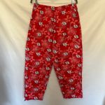 Vtg Y2K NASCAR Dale Earnhardt Jr Womens Lounge Pants Sz M Budweiser Floral #8 Red Size M Photo 10