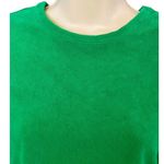 Juicy Couture Bright Kelly Green Terry Cloth Swimsuit Top Coverup ~ Size MEDIUM Photo 3
