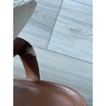 Franco Sarto Franco Sarto Ivory White Snake Embossed Platform Sandals Criss Cross Straps 7 Photo 4