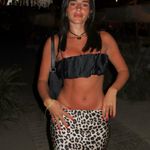 ZARA  skirt midi satin leopard cheetah animal print flows fitted casual summer  Photo 4