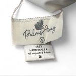 Palm Print One Piece Swimsuit‎ Blue Photo 11