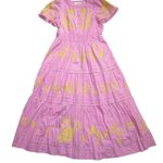 Anthropologie NWT Somerset Maxi in Pink Embroidered Edition Dress L Photo 5