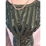 1920 style sequins dress green long maxi dress size cs Photo 7