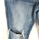 American Eagle Womens Jeans Boy Fit Medium Wash Distressed Size 4 Photo 1