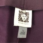Anne Klein Ann Klein purple Women’s Business Dress Slacks Pants slim ankle Size 12 Photo 6