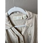 Studio Works Vintage Set Beige Dress Cardigan Lagenlook Embroidered Cottage Boho Beach Tan Photo 8