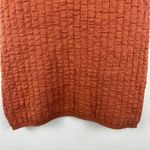 Free People Beach Small Short and Sweet Burnt Orange Knit Mini Dress Button Back Photo 7