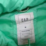 Gap Women's Cold Control Windproof Sleeveless Puffer Vest Medium Green Sz Medium Photo 3
