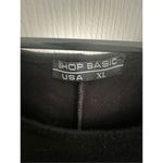 Shop Basic USA Short Sleeve Black Stretchy Knee Length Dress Size XL Photo 1