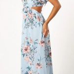 Petal and Pup NEW  Women's Lucah Frill Shoulder Maxi Dress Large Photo 3