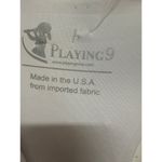 Playing 9 Maternity Tennis Dress Pickle Ball Size Large Solid White Active Photo 6