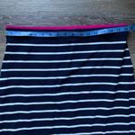 On 34th Navy and White Striped Women's Skirt L Blue Size L Photo 3