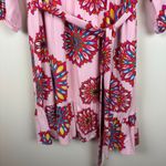 Gibson NWT Gibsonlook x Hi Sugarplum Blissful Blouson Dress Pink Floral Medallion Sz S Photo 3