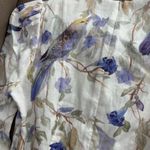 Zimmermann Cream and Purple Floral Long Sleeve Dress Photo 12
