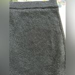 House of Harlow 1960 Metallic Knit Side Slit Maxi Skirt in Black Photo 14