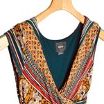 Maeve x Anthropologie | Tamera Boho Wrap Midi Dress Multicolor Size S | EUC Photo 5