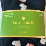 Kate Spade : Black & Pink Heart Patterned Socks Photo 1