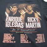 Enrique Iglesias Ricky Martin Live In Concert 2021 Black Short Sleeve T Photo 2