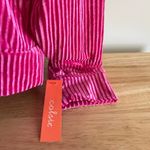 Colsie Women's Pink Ribbed Velvet Zip Photo 4