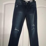 Kensie  Tomboy Jeans Womens Size 30 Straight Low Rise Distressed Boyfriend Photo 0