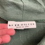 Bryn Walker  Linen Asymmetrical Tunic Top XL Sage Green Made in USA Photo 1