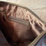 Banana Republic Metallic Brown Leather Crescent Shoulder Bag Small Y2K 90s Photo 2