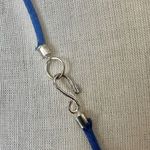 Handmade Dichroic Glass Pendant Necklace Blue Photo 3