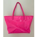 Kate Spade New York Molly Bikini Dot Neon Hot Pink Large Tote Purse Bag GUC Photo 7