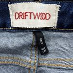 Driftwood Roxy Kick Flare Jeans Faded Medium Wash Stretch Casual Denim Blue 25 Photo 2