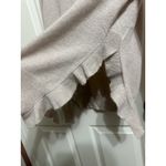 autumn cashmere  women's oatmeal ruffled slit‎ hem sweater size Medium Photo 1