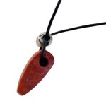 Silpada  Sponge Coral Leather Necklace Photo 5
