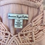 American Eagle  Outfitters Blush Crochet Detail Top Photo 1