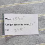 Banana Republic Gray Stripe Wrap Look Skirt Size 2 Preppy Straight Skirt Photo 7