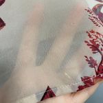 Lulus  Shifting‎ Dears Floral Shift Dress Cut Out Sleeve Beige Cream Mini Large Photo 11