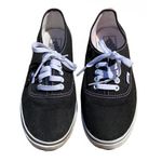Vans 🖤 Classic Women’s Off The Wall Low Lace-Up Sneakers, Black & White Size 8.5 Photo 1