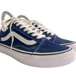Vans Classic Old Skool Low Top Blueprint Blue Cobalt Suede Lace Tie M 5, W6.5 Photo 4