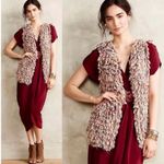 Anthropologie  Hand Knit By Dollie Loop Fringe Vest Photo 2