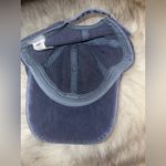 Free People NWT  Understated Leather Reiko Washed Baseball Hat In Washed Black Photo 8