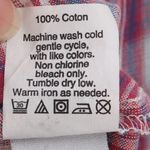 Madewell  Ex Boyfriend Plaid Shirt Womens Western Preppy Coastal Cowgirl Size S Photo 7