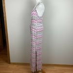 Best Society Maxi Dress M Multicolor Printed Racerback Sleeveless‎ Tie Size M Photo 6