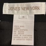Jones New York 100% WOOL BLACK SKIRT SIZE 4 waist 28” length 22” BRAND NEW Photo 4