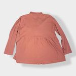 Hudson Gray Button Up Blouse in Rust Size M Photo 2