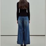 *RARE*Blossom H Company | Wide Leg Jeans In Blue Made In Korea Size 29 Photo 1