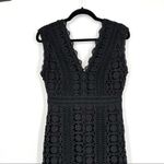Hale Bob  crochet‎ top floral Embroidered dress small cocktail party bandage Photo 3