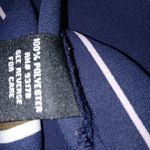 Premise  3X Navy Stripe Pocketed Collared Top Plus Workwear Photo 8