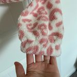 Zaful NWT | women’s leopard Sherpa quarter zip cropped jacket — large Photo 1