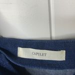 Revolve ‎ capulet dark wash denim button front sheath dress size small summer Photo 4