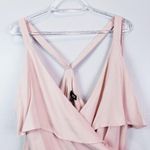 Lucca Revolve Ruffle Wrap Dress EUC Pink Photo 2